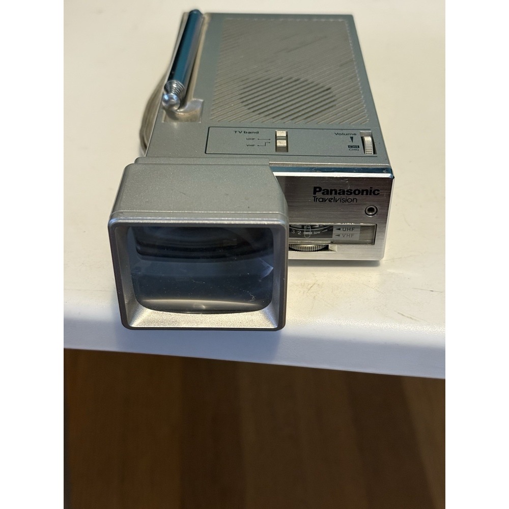 PANASONIC TravelVision Miniature TV Untested No Power Cord